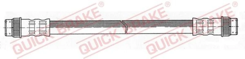 Image of QUICK BRAKE Brake hose QUICK BRAKE 22.055