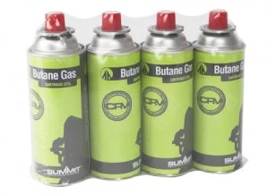 Image of Summit Butane Gas Canisters - 4 Pack