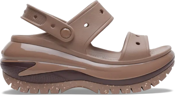 Image of Crocs Unisex Mega Crush Sandals Latte W4/M3