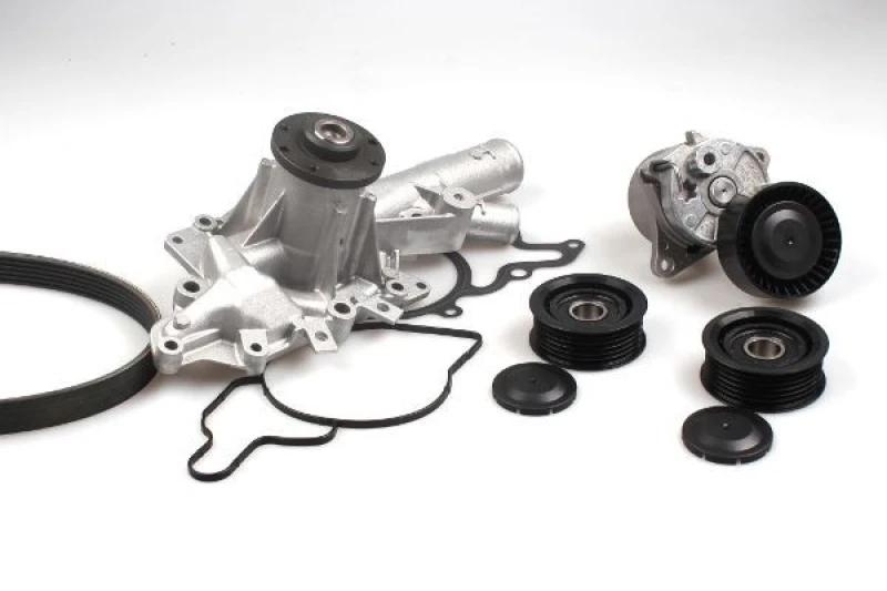 Image of HEPU Water Pump + V-Ribbed Belt Kit HEPU PK01390