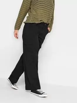 Image of PixieGirl Petite Twill Loose Utility, Black, Size 12, Women