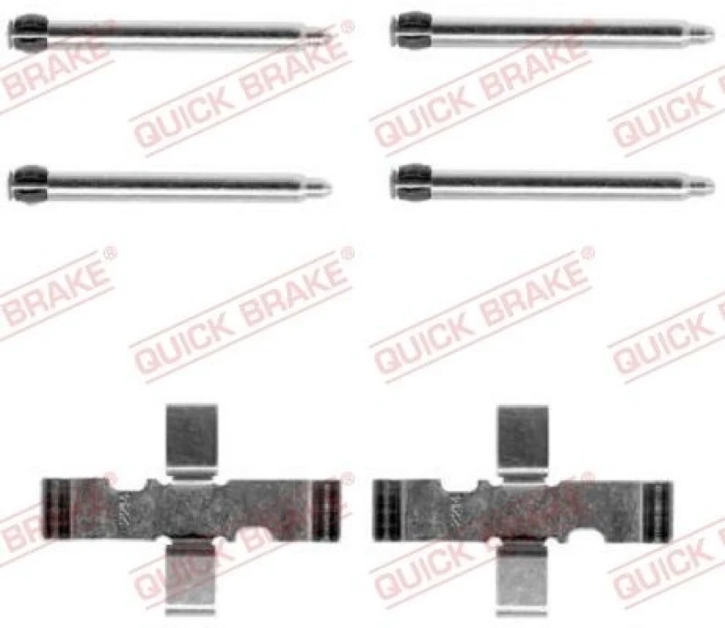 Image of QUICK BRAKE Brake pad fitting kit QUICK BRAKE 109-1101