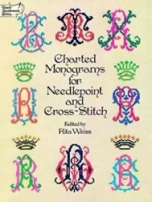 Image of Charted monograms for needlepoint and cross-stitch by Rita Weiss