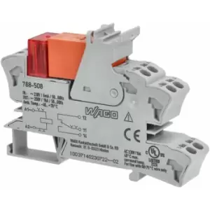 Image of Wago - 788-508 230VAC 16A spdt-co din Rail Mountable Relay Module