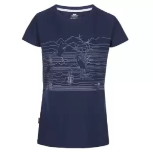 Image of Trespass Womens/Ladies Dunebug T-Shirt (3XL) (Navy Heron)