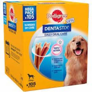 Pedigree Dentastix Daily Dental Chews Large Dog 105 Sticks