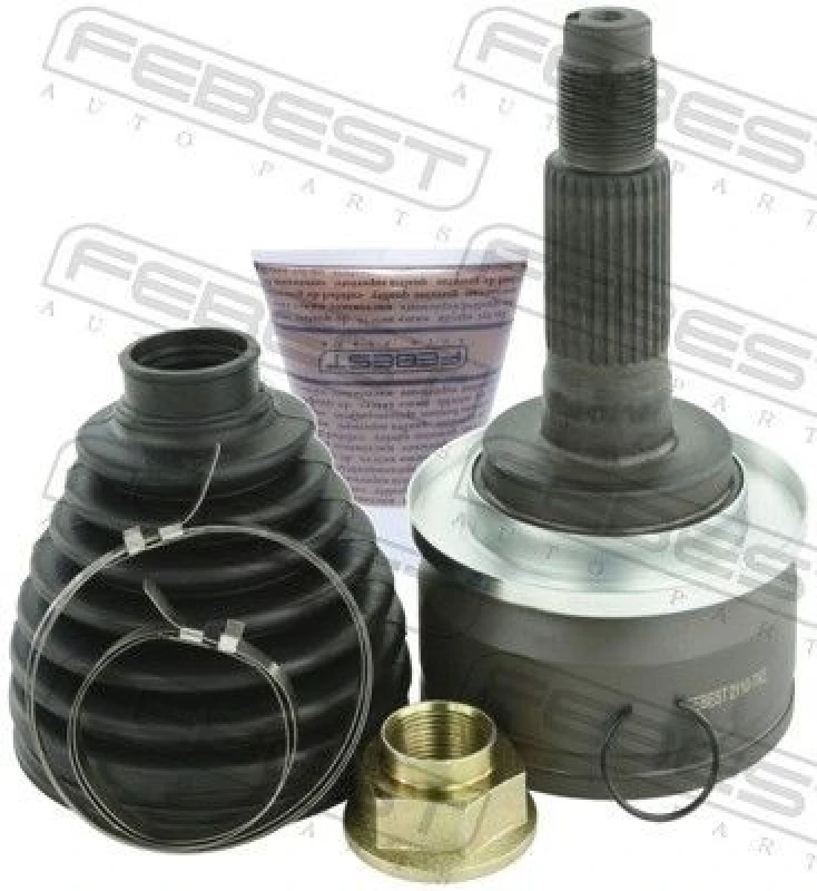 Image of FEBEST 2110-TKE Joint, drive shaft Wheel Side Joint,drive shaft (236)