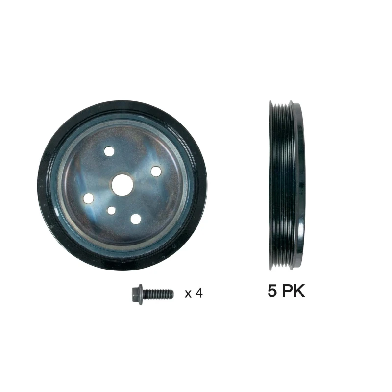Image of GATES Crankshaft pulley GATES TVD1161A