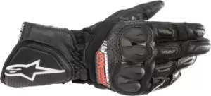 Image of Alpinestars SP-8 Air Motorcycle Gloves, black, Size 2XL, black, Size 2XL