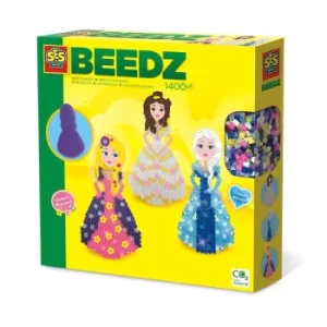 image of SES CREATIVE Princesses Iron-on Beads Mosaic Set, 5 Years or Above (06268)