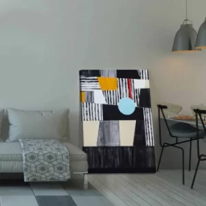 Image of 701002021C-026 Multicolor Decorative Canvas Painting