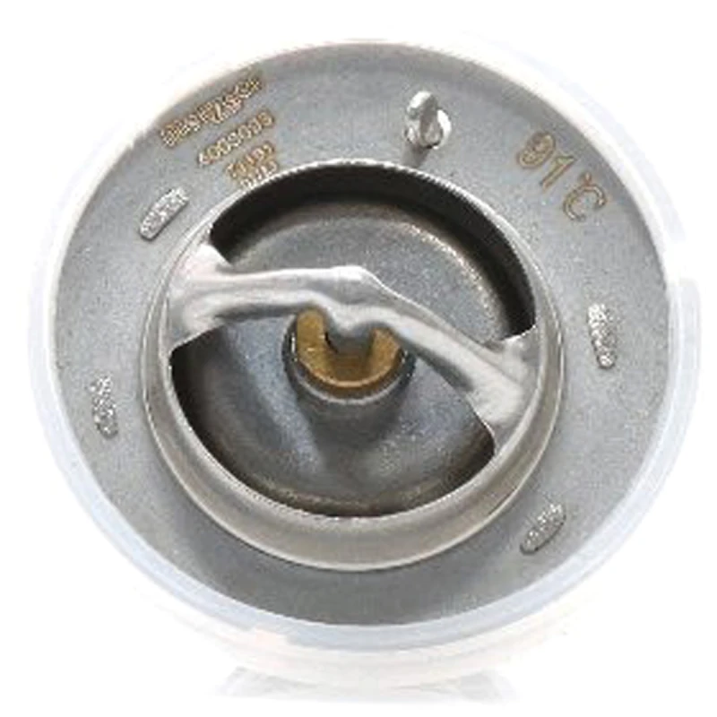 Image of METZGER 4006093 Engine thermostat Opening Temperature: 91°C, 46mm, with gasket/seal Thermostat,coolant (316)