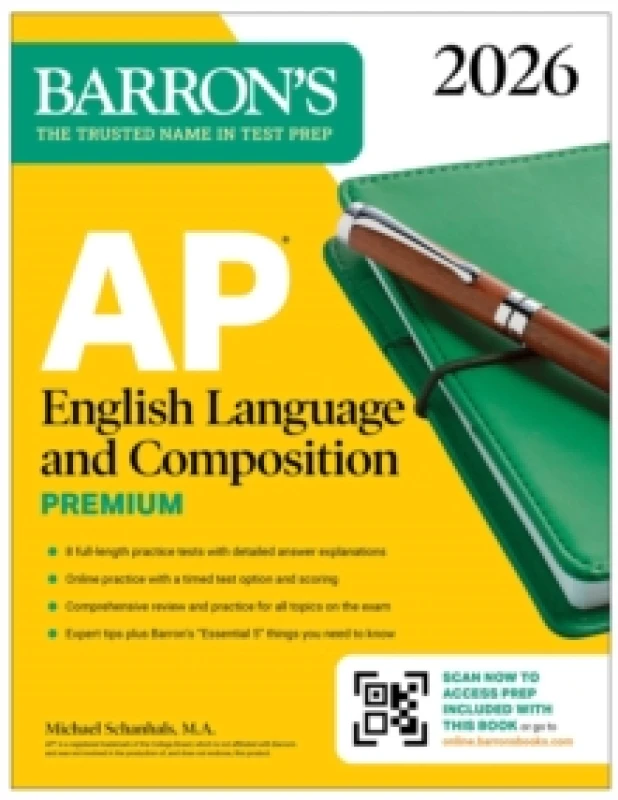 Image of AP English Language and Composition Premium, 2026: Prep Book with 8 Practice Tests + Online Practice Paperback / softback