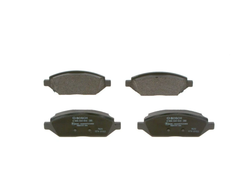 Image of Brake pad set Bosch 0 986 424 842