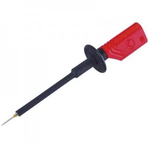 image of Safety test probe 2mm jack connector CAT II 1000 V Red SKS Hir