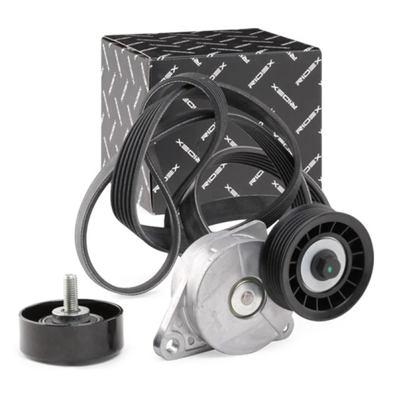 Image of RIDEX 542R0375 V-ribbed belt set V-Ribbed Belt Set (542)
