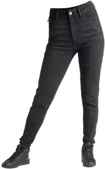 Image of Pando Moto Kusari Cor Ladies Motorcycle Jeans, black, Size 27 for Women, black, Size 27 for Women