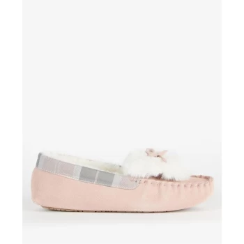 Barbour Darcie Slippers - Pink Suede