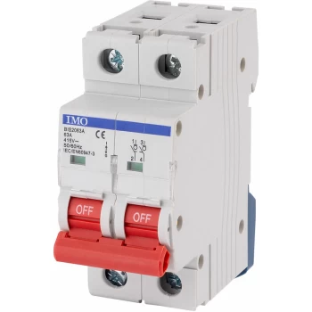 Image of BIS2063A 63Amps 2Pole Isolating Switch - IMO