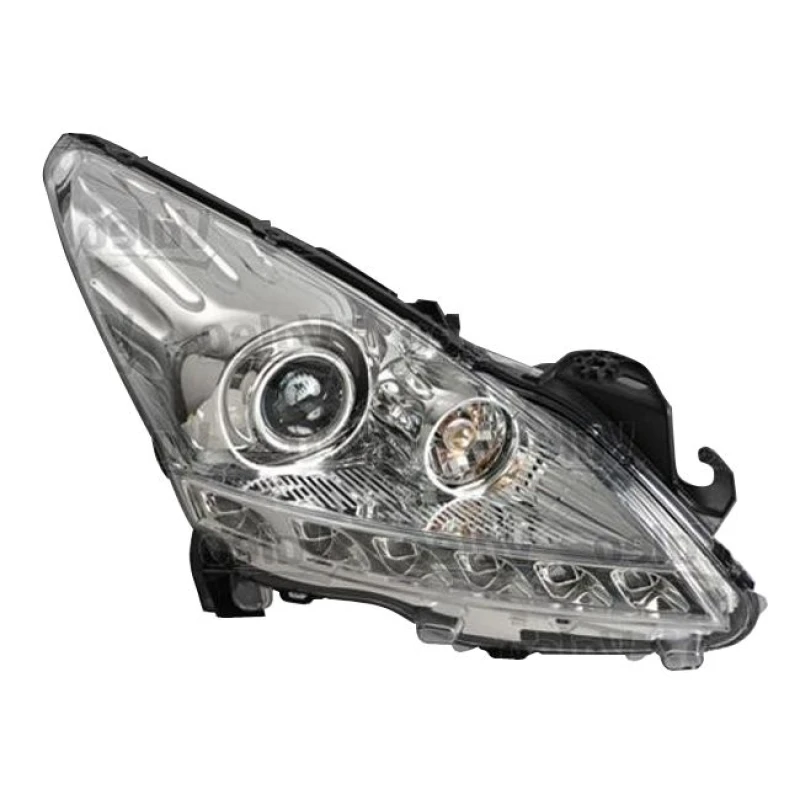 Image of VALEO 044603 Headlights P24W, Original PART, Right, with motor for headlamp levelling, Halogen Headlight (259)