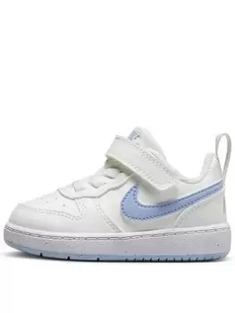 Image of Nike Toddler Court Borough Low Recraft Trainers, White, Size 4.5 Younger