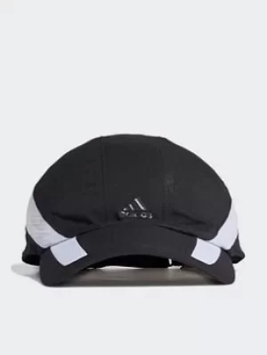 Image of adidas Aeroready Retro Tech Reflective Runner Cap, Blue/Green, Size S/M, Men