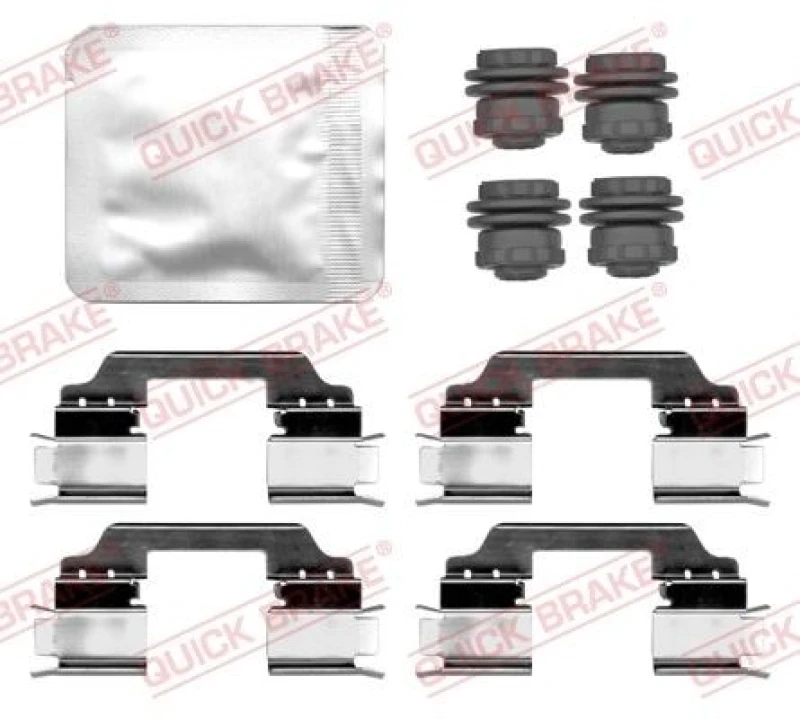 Image of QUICK BRAKE Brake pad fitting kit QUICK BRAKE 109-0101