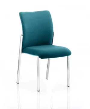 Image of Academy Bespoke Colour Fabric Back With Bespoke Colour Seat Without Arms Teal