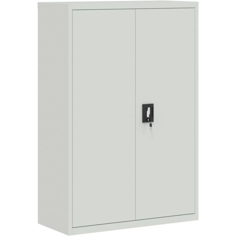 Image of VIDAXL Office Cabinet 90x40x140cm Steel Grey Vidaxl 244649