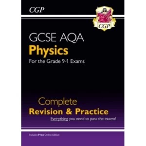 Image of New Grade 9-1 GCSE Physics AQA Complete Revision & Practice with Online Edition by CGP Books (Paperback, 2016)