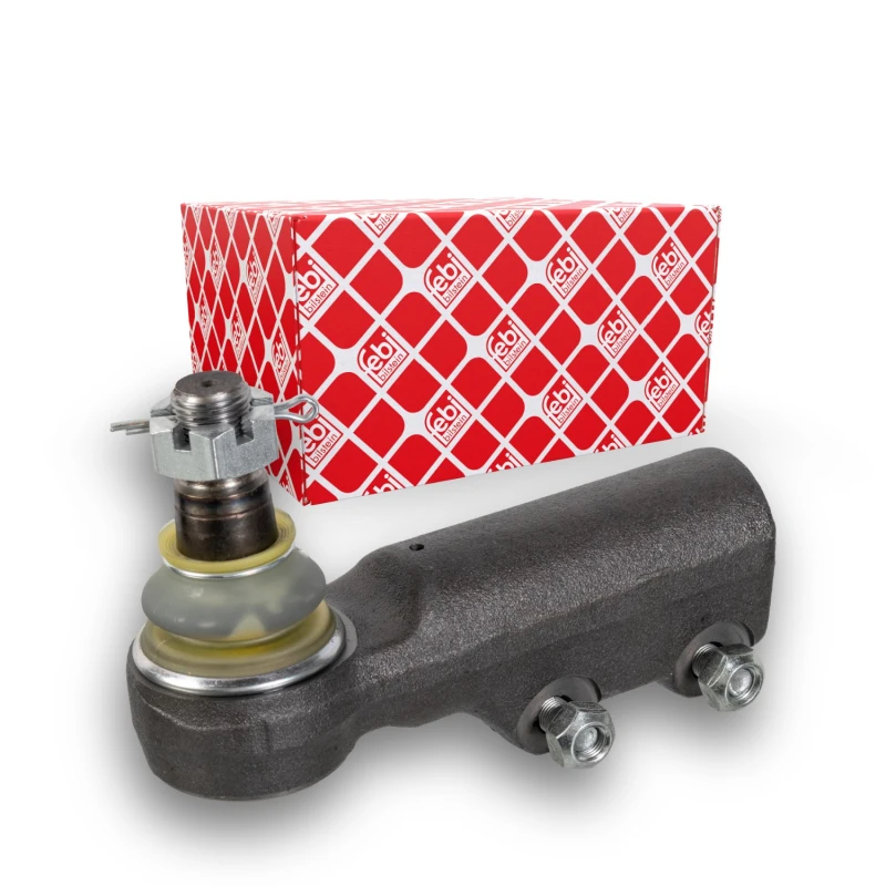 Image of FEBI BILSTEIN 01359 Track rod end OE Turbo NEW, Front Axle Right, with crown nut Cast Steel Tie Rod End (914)
