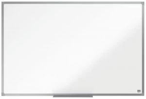 Image of Value Melamine Non Magnetic Whiteboard Aluminium Trim 900x600mm