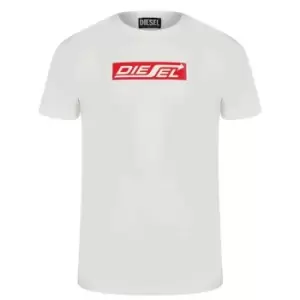 Image of Diesel Jeans Arrow Logo T Shirt - White