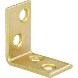 Image of TOOLCRAFT Chair angle 30 mm Steel yellow galvanised