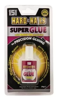 image of 151 Hard as Nails Super Glue Brush on Application - 20g