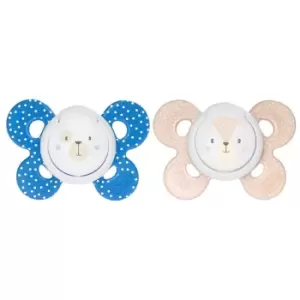 Image of Chicco Physio Comfort Boy Silicone Soother 6-12M 2 Pieces