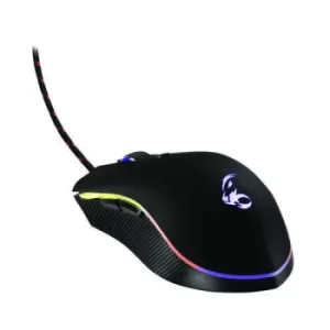 image of MediaRange Gaming Wired 6 Button Optical Mouse with RGB Backlight MRGS201