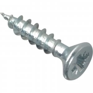 Forgefix Multi Purpose Zinc Plated Screws 4.5mm 25mm Pack of 200