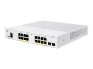 Image of Business 350 Series 350-16P-2G - Switch - L3 - managed - 16 x 10/100/1000 PoE++ 2 - Switch - 1 Gbps