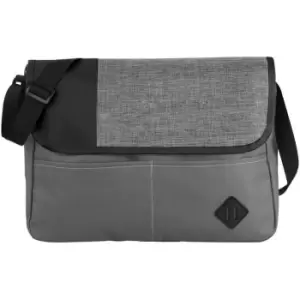 Image of Bullet Offset Convention Messenger (Pack of 2) (40 x 5 x 30 cm) (Grey/Solid Black)