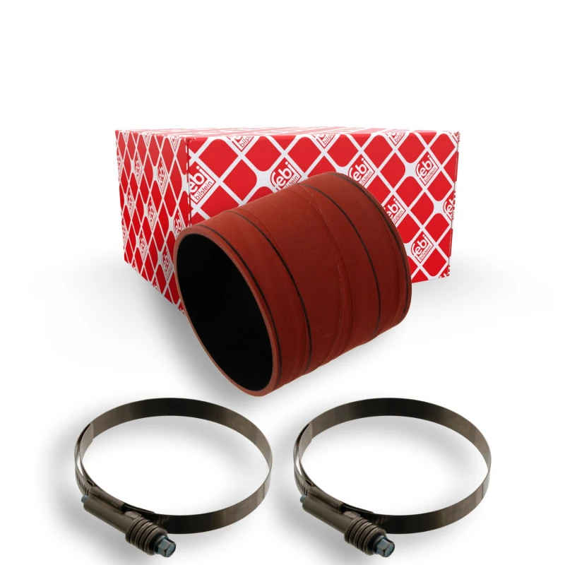 Image of FEBI BILSTEIN 39107 Turbocharger Hose with clamps Charger Intake Hose (3314)