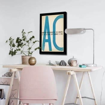 Image of 4570ABSC - 043 Multicolor Decorative Canvas Painting