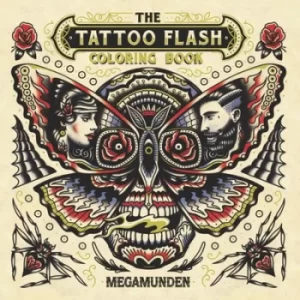 Image of The Tattoo Flash Colouring Book by Megamunden
