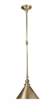 Image of 1 Light Indoor Wall / Ceiling Light Antique Brass, E27