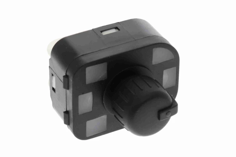 Image of VEMO V10-73-0340 Switch, mirror adjustment Driver side, Q+, original equipment manufacturer quality Switch,mirror adjustment (3367)