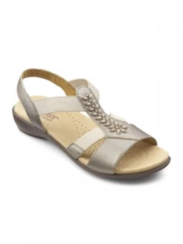 image of Hotter Beam Ladies Sandal Silver