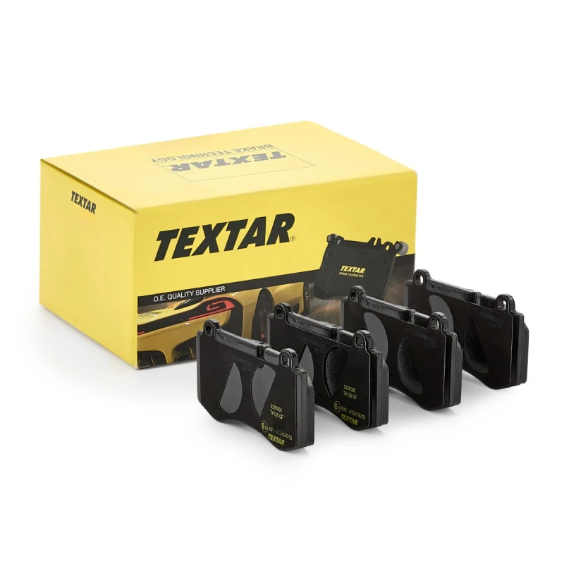 Image of TEXTAR 2396001 Brake pad set Q+ prepared for wear warning indicator Brake Pad Set,disc brake (402)