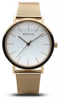 Image of Bering Ladies Classic Gold Mesh 13436-334 Watch