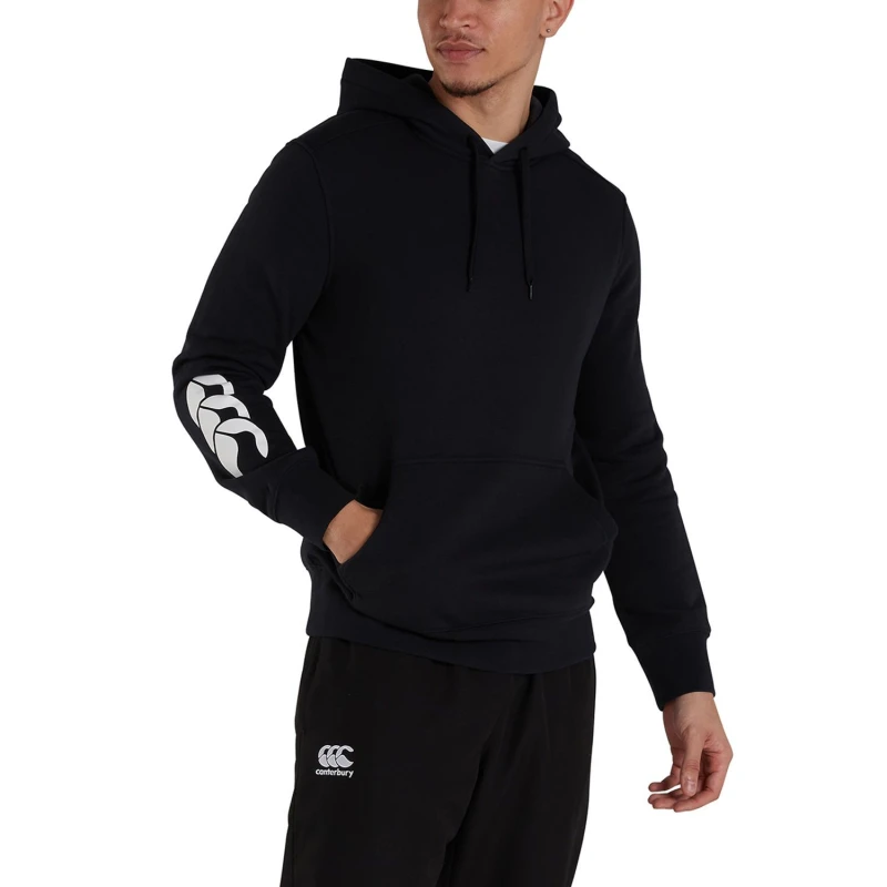 Image of Canterbury Canterbury Men Club Hoodie in Black Size: X-Small Black XS Male 5059958210233