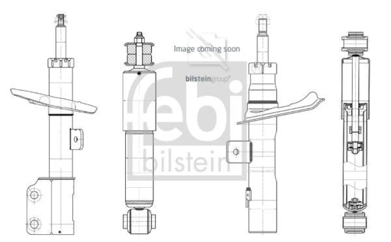 Image of Shock absorber FEBI BILSTEIN 1002434